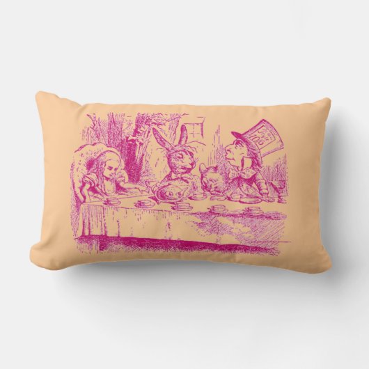 ヴィンテージアリスinワンダーランド ランバークッション (正面)