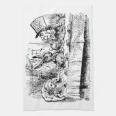 ヴィンテージアリスinワンダーランド,紅茶パーティーシーン キッチンタオル (縦)