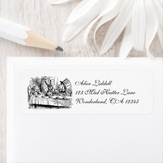 ヴィンテージアリスinワンダーランド，紅茶パーティーシーン ラベル (インサイチュ)