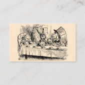 ヴィンテージアリスinワンダーランド，紅茶パーティーシーン 名刺 (裏面)