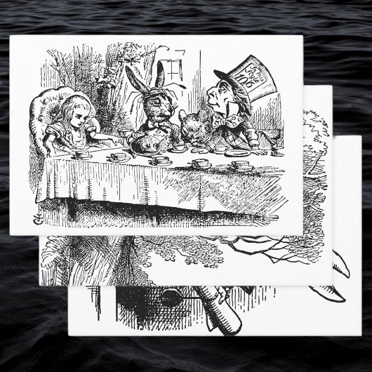 ヴィンテージアリスinワンダーランド，3シ違うーン ラッピングペーパーシート