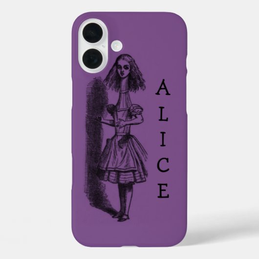 ヴィンテージアリスinワンダーランド Case-Mate iPhoneケース (裏面)