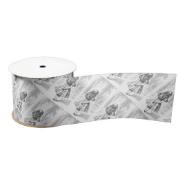 ヴィンテージアリスin Wonderlandテーマパーティーリボン サテンリボン