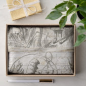 ヴィンテージアリスin Wonderland Caterpillar Decompage 薄葉紙 (ギフト)