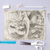 ヴィンテージアリスin Wonderland Caterpillar Decompage 薄葉紙 (クラフト)