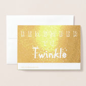 ヴィンテージアリスin Wonderland Christmas Card 箔カード (裏面封筒付き)