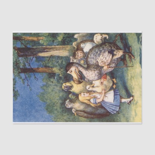 ヴィンテージアリスin Wonderland Do Decopage 薄葉紙 (正面)