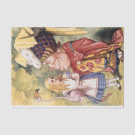 ヴィンテージアリスin Wonderland Flamingo Decompage 薄葉紙