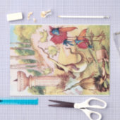 ヴィンテージアリスin Wonderland Slithy Tove Decopage 薄葉紙 (クラフト)