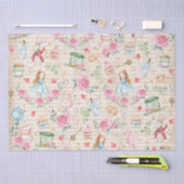 ヴィンテージアリスin Wonderland Teaパーティーデカップティ 薄葉紙 (クラフト)