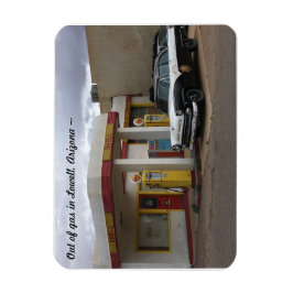 ヴィンテージアリゾナガスステーション マグネット