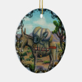 ヴィンテージアリゾナデザートアンドドンキーオーナメント セラミックオーナメント (右)