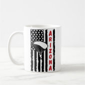 ヴィンテージアリゾナパラグライディングスカイダイビングパラシュート コーヒーマグカップ (左)