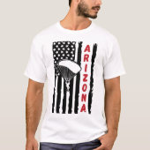 ヴィンテージアリゾナパラグライディングスカイダイビングパラシュート Tシャツ (正面)