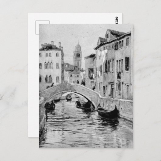 ヴィンテージアリンガムカンパニールサンステファノヴェニス ポストカード (正面/裏面)