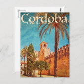 ヴィンテージアルカザールオブセビリア旅行はがき ポストカード (正面/裏面)