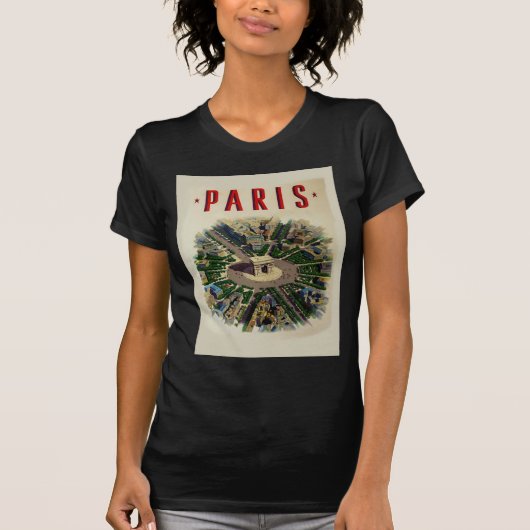 ヴィンテージアルクドゥトリオンフパリ Tシャツ (正面)