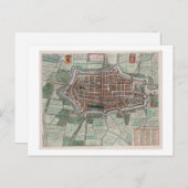 ヴィンテージアルクマールの地図 ポストカード (正面/裏面)