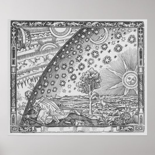 ヴィンテージアルケミカルイラストレーション ポスター (正面)