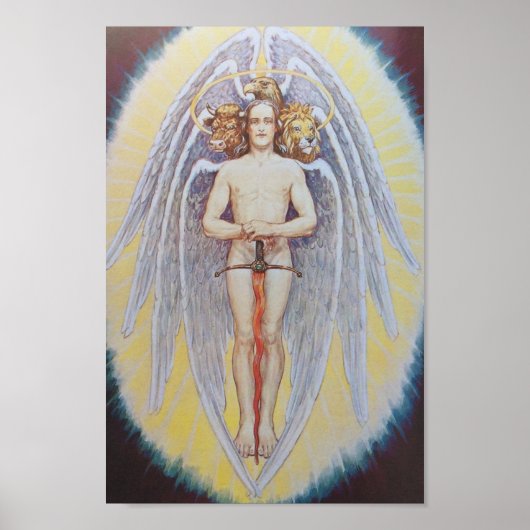 ヴィンテージアルケミカルイラストレーション ポスター (正面)