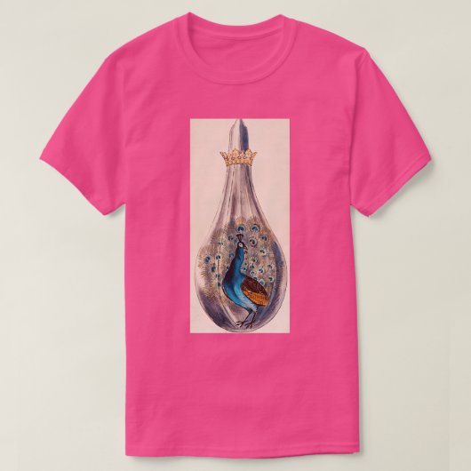 ヴィンテージアルケミカルピーコック Tシャツ (デザイン正面)