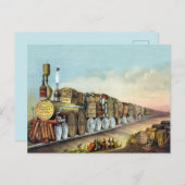 ヴィンテージアルコール列車 ポストカード (正面/裏面)