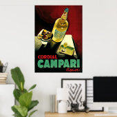 ヴィンテージアルコール広告の真心。 ポスター (ホームオフィス)