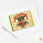 ヴィンテージアルジェリアのワインラベル、マスカラ 長方形シール (封筒)