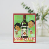 ヴィンテージアルジェリアのワイン,セネクラウゼ ポストカード (スタンド正面)