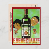 ヴィンテージアルジェリアのワイン,セネクラウゼ ポストカード (正面/裏面)