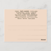 ヴィンテージアルジェリアのワイン，ヴィン・サヘル，アルジェリー ポストカード (裏面)