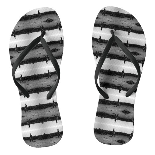 ヴィンテージアルジェリアアルジェ農家ポートレート ビーチサンダル (ソール)