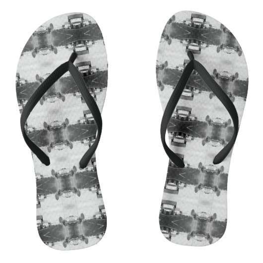 ヴィンテージアルジェリアアルジェ通り建物 ビーチサンダル (ソール)