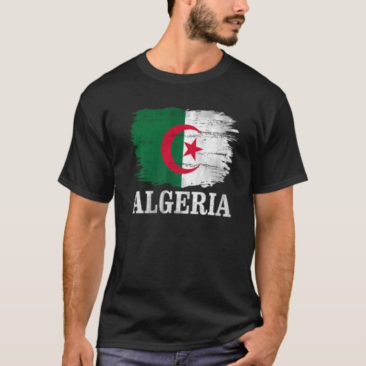 ヴィンテージアルジェリア国旗 Tシャツ (正面)