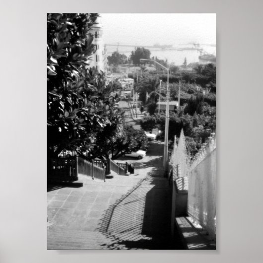 ヴィンテージアルジェリア地区の概要 ポスター (正面)