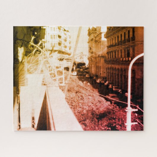 ヴィンテージアルジェリア建物の概要 ジグソーパズル (横)