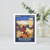 ヴィンテージアルジェリア旅行 ポストカード (スタンド正面)