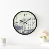 ヴィンテージアルジェリア郵便局建物ホテル ラージ壁時計 (ホーム)