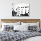 ヴィンテージアルジェリア郵便局建物 キャンバスプリント (インサイチュ (寝室))