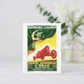 ヴィンテージアルジェリア1930レーシングカーグランプリ ポストカード (スタンド正面)