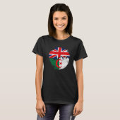 ヴィンテージアルジェリア、英国国旗のルーツAlgeria Tシャツ (正面フル)
