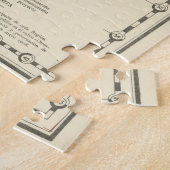 ヴィンテージアルゼンチンの地図（1918年） ジグソーパズル (側面)