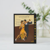 ヴィンテージアルゼンチンタンゴ南米トラベル ポストカード (スタンド正面)