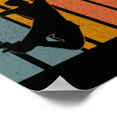 ヴィンテージアルティメットフリスビースポーツレトロ ポスター (角)