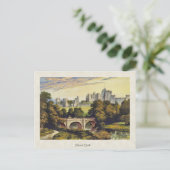 ヴィンテージアルニックキャッスルノーサンバーランド ポストカード (スタンド正面)