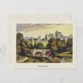 ヴィンテージアルニックキャッスルノーサンバーランド ポストカード (正面/裏面)