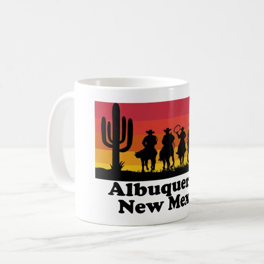 ヴィンテージアルバカーキニューメキシコ コーヒーマグカップ (正面左)