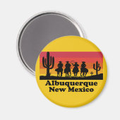 ヴィンテージアルバカーキニューメキシコ マグネット (正面/裏面)