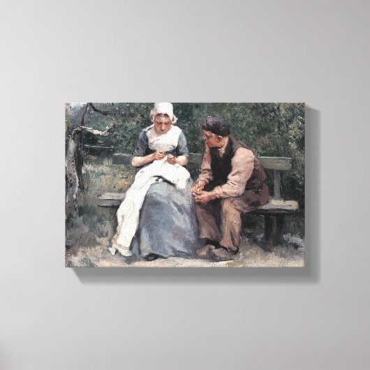 ヴィンテージアルバートノイハウス春 キャンバスプリント (正面)