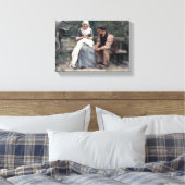 ヴィンテージアルバートノイハウス春 キャンバスプリント (インサイチュ (寝室))